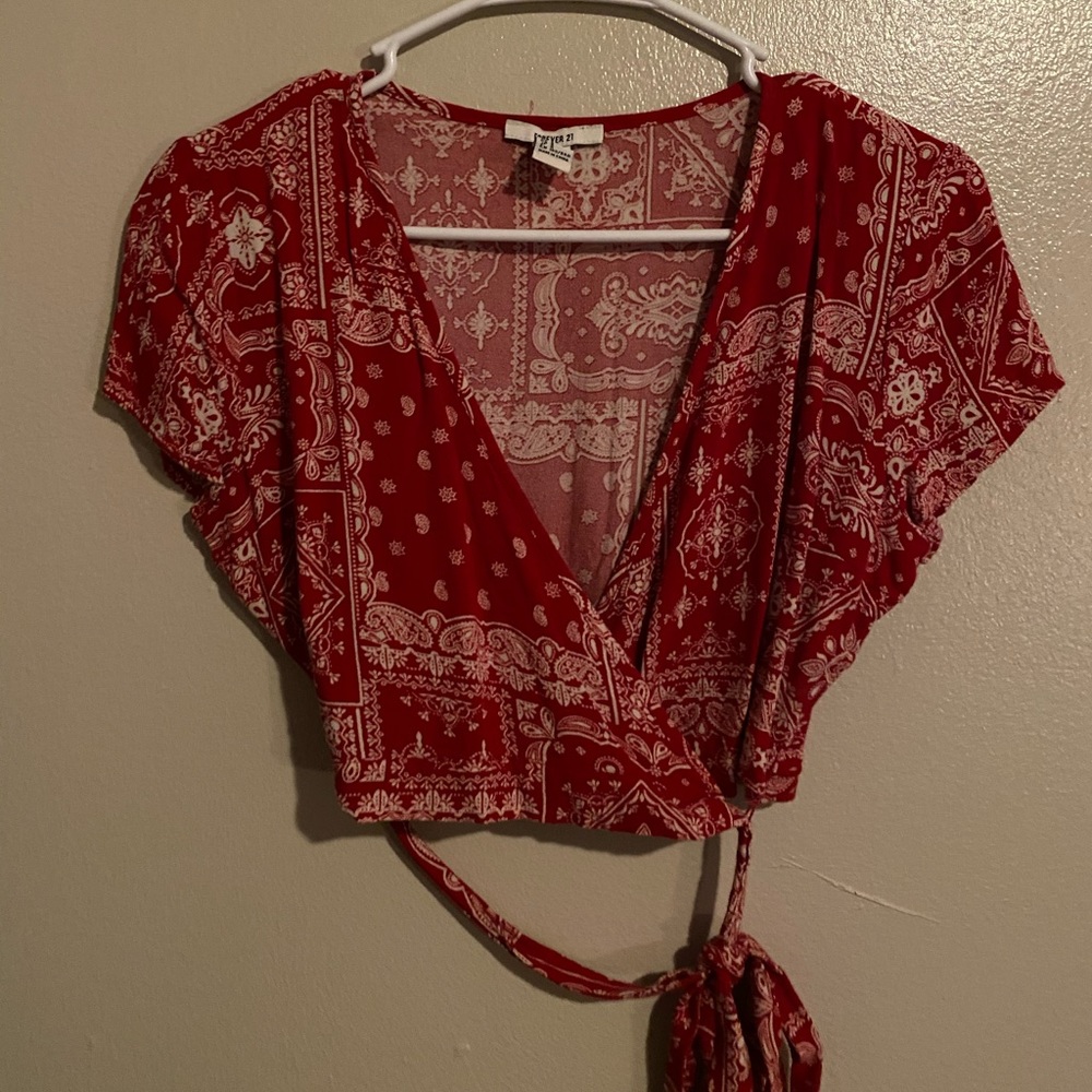 Forever 21 wrap top